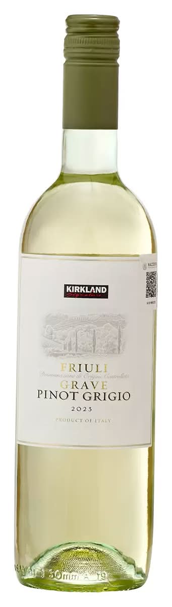 Kirkland Signature · Vino blanco pinot grigio italia, 2023 (750 ml)