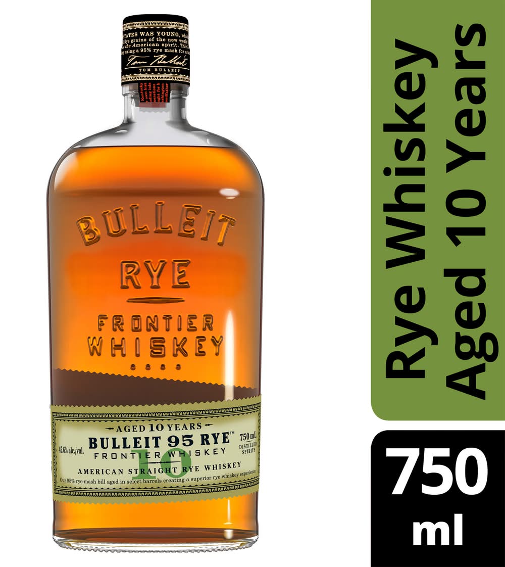 Bulleit Rye Whiskey (750 ml)