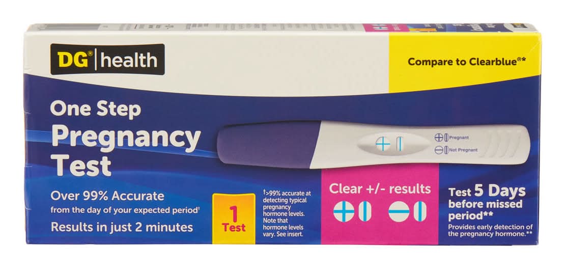 DG Health One Step Pregnancy Test