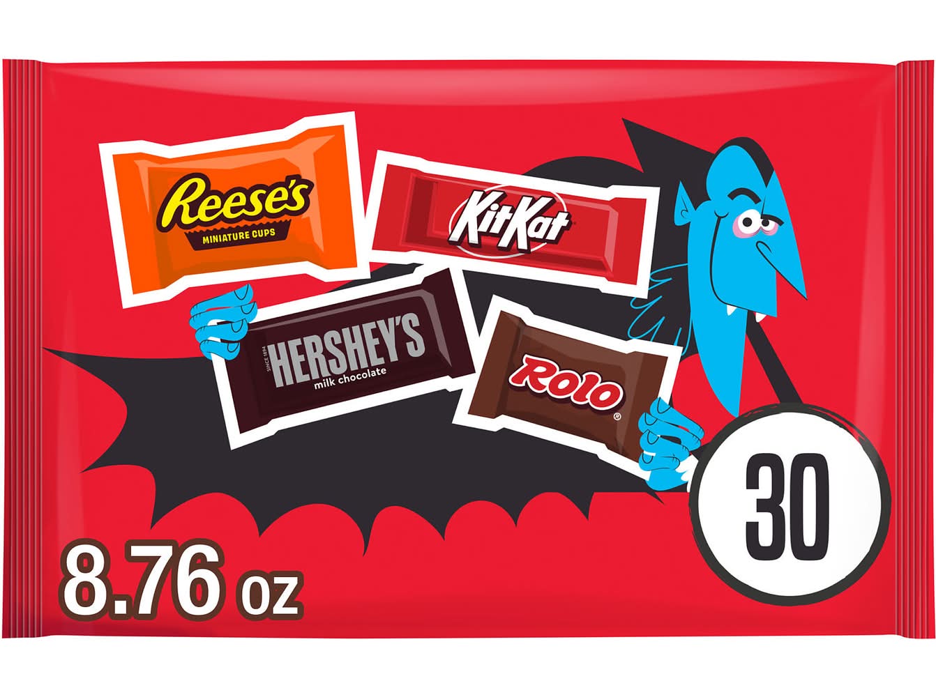 Hershey's Halloween Chocolate Candy Variety Bag (8.76 oz, 30 ct)
