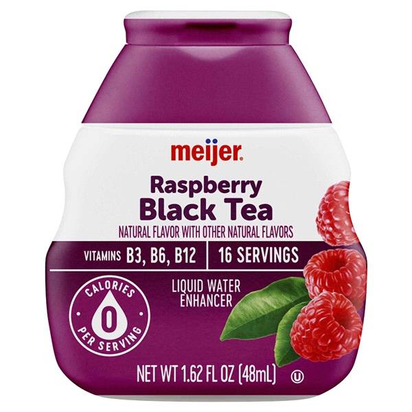 Meijer Raspberry Black Tea Liquid Water Enhancer (1.62 fl oz)