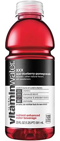 Vitamin Water XXX Acai Blueberry Pomegranate 20z