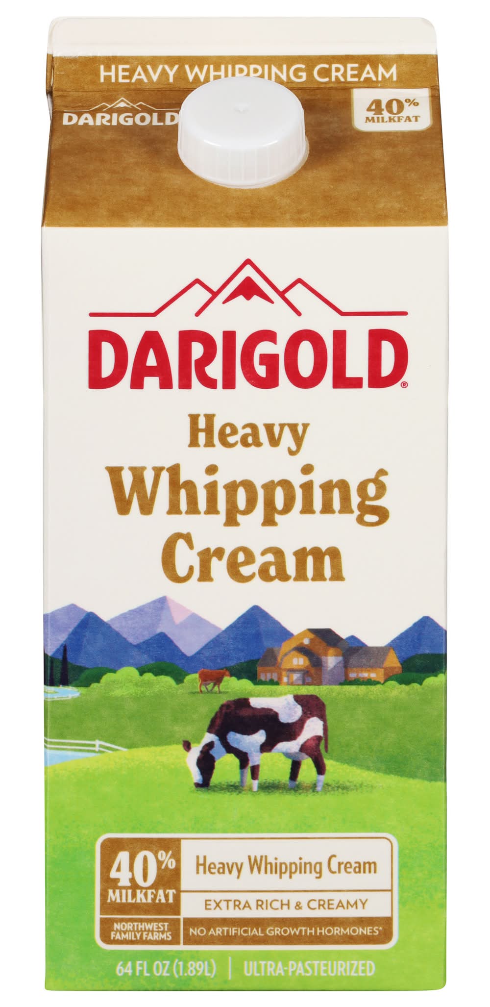 Darigold Heavy Ultra Pasteurized Whipping Cream (64 fl oz)
