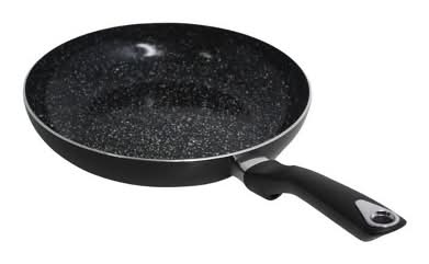 Imusa Bistro Ceramic Fry Pan, Black