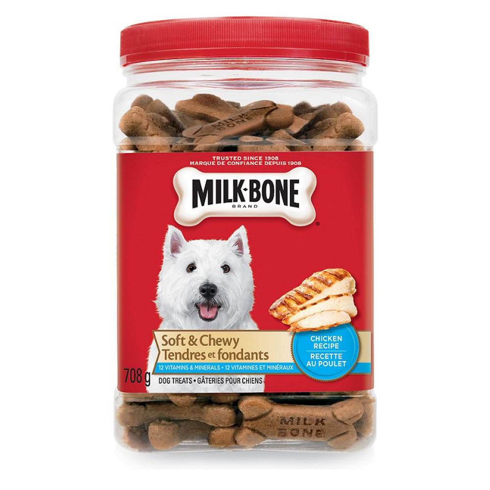 Milk-Bone Soft & Chewy Chicken Recipe Dog Treats (708 g)