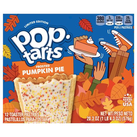 Pop-Tarts Toaster Pastries Frosted Pumpkin Pie (12 ct)