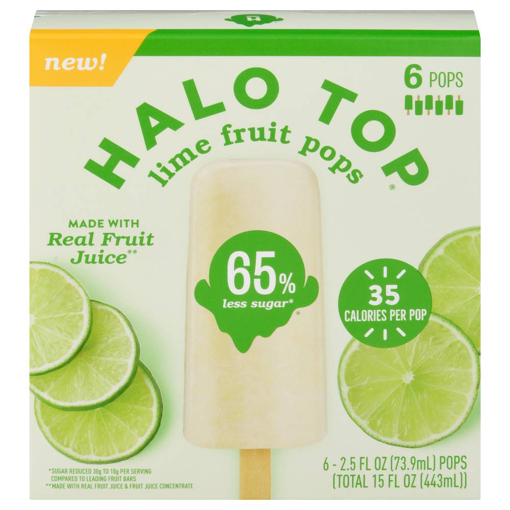 Halo Top Lime Fruit Pops (15 fl oz)