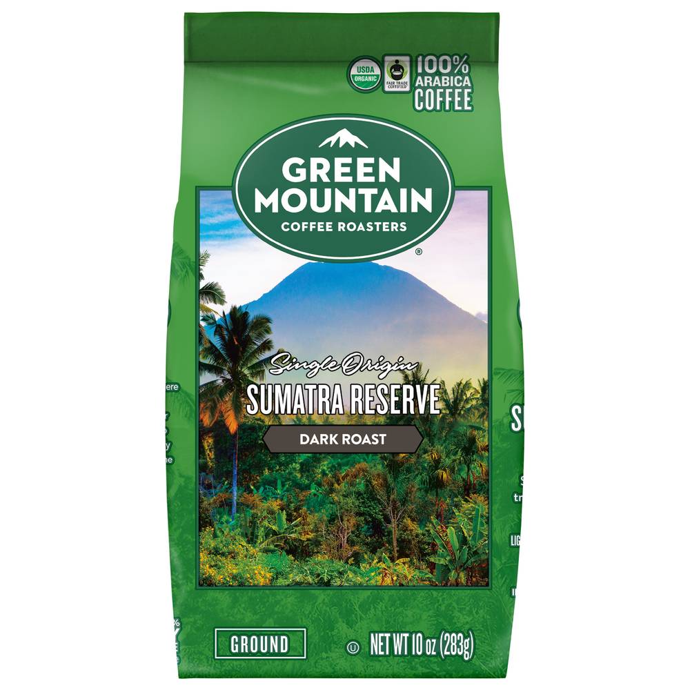 Green Mountain Coffee Roasters Sumatra Reserve Dark Roast Ground Coffee (10 oz)