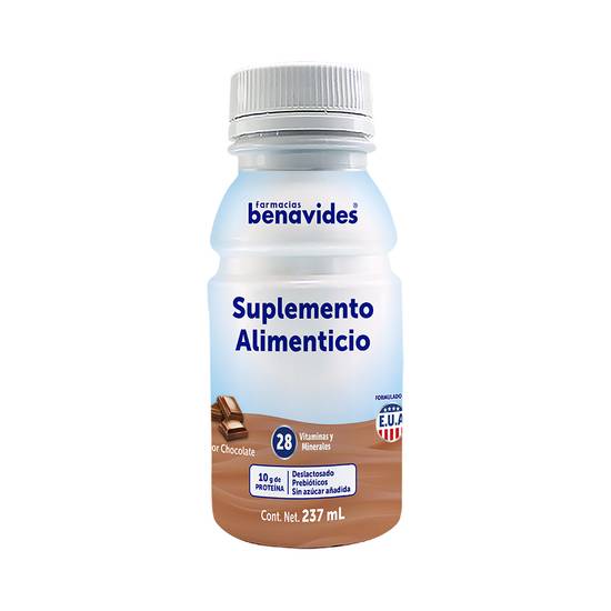 Farmacias Benavides suplemento alimenticio (Chocolate)