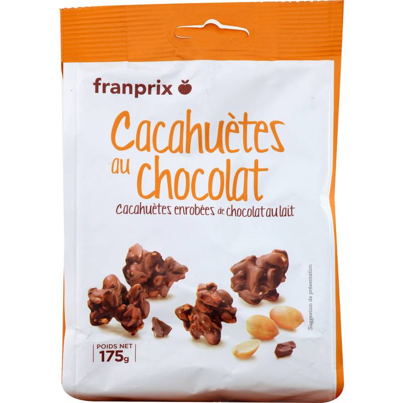 Franprix - Cacahuètes (chocolat au lait)