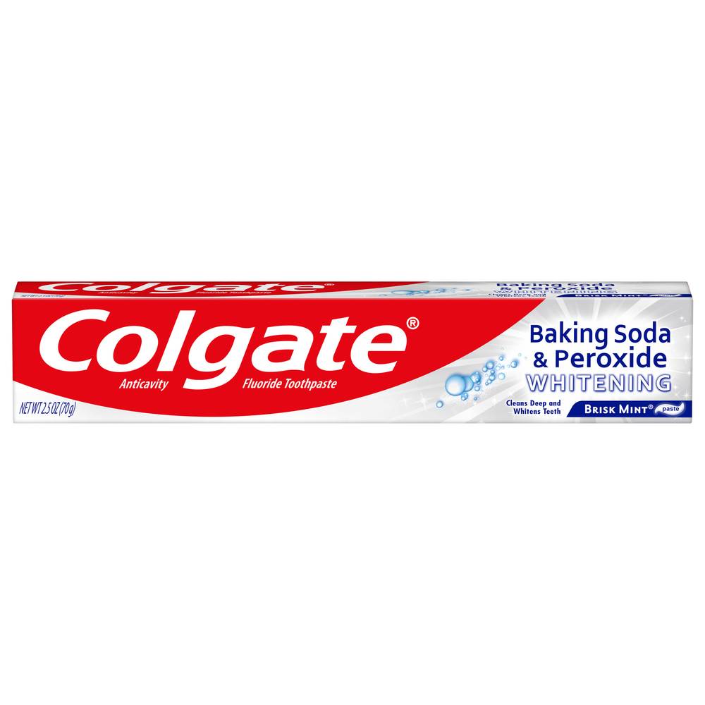 Colgate Baking Soda & Peroxide Whitening Brisk Mint Toothpaste