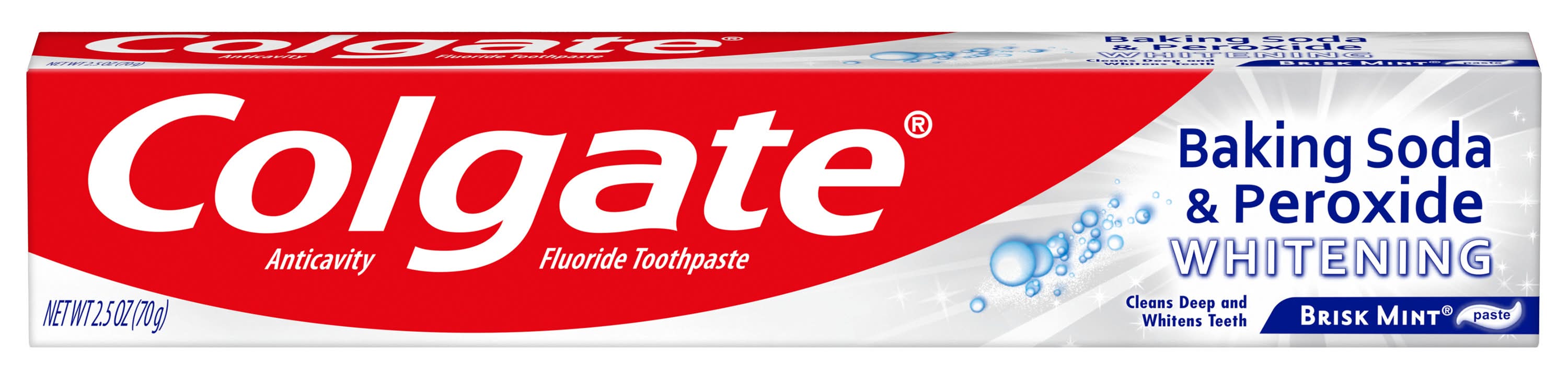 Colgate Baking Soda & Peroxide Whitening Brisk Mint Toothpaste (2.5 oz)