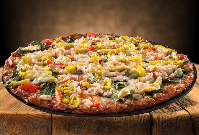 16" Giant Shrimp and Artichoke Pizza (16 Slices)
