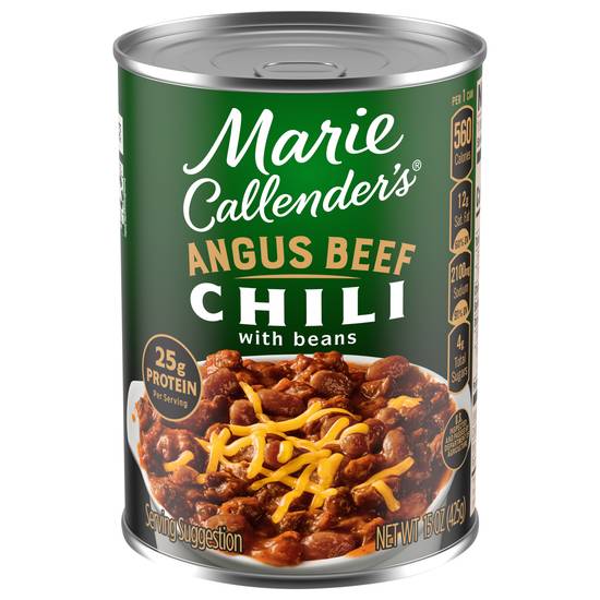 Marie Callender's Chili With Beans Angus Beef