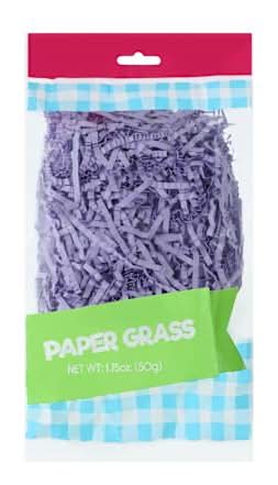 Easter Paper Grass 1.75oz Purple