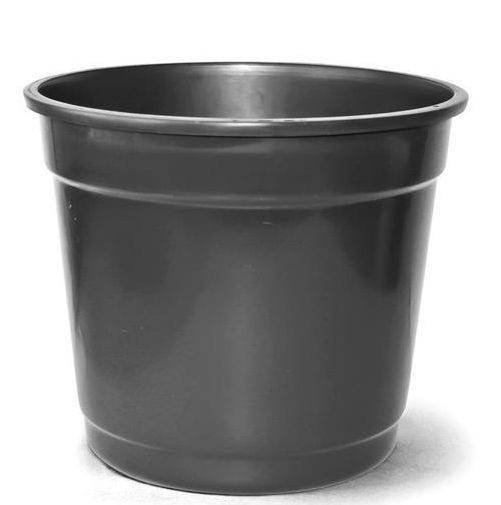 Nutriplan vaso plástico preto n°5 (23x26cm)