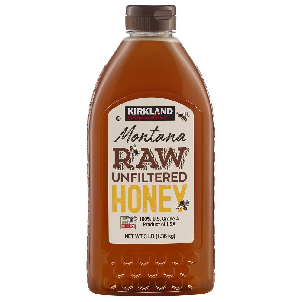 Kirkland Signature Montana Raw Unfiltered Honey, 3 lbs