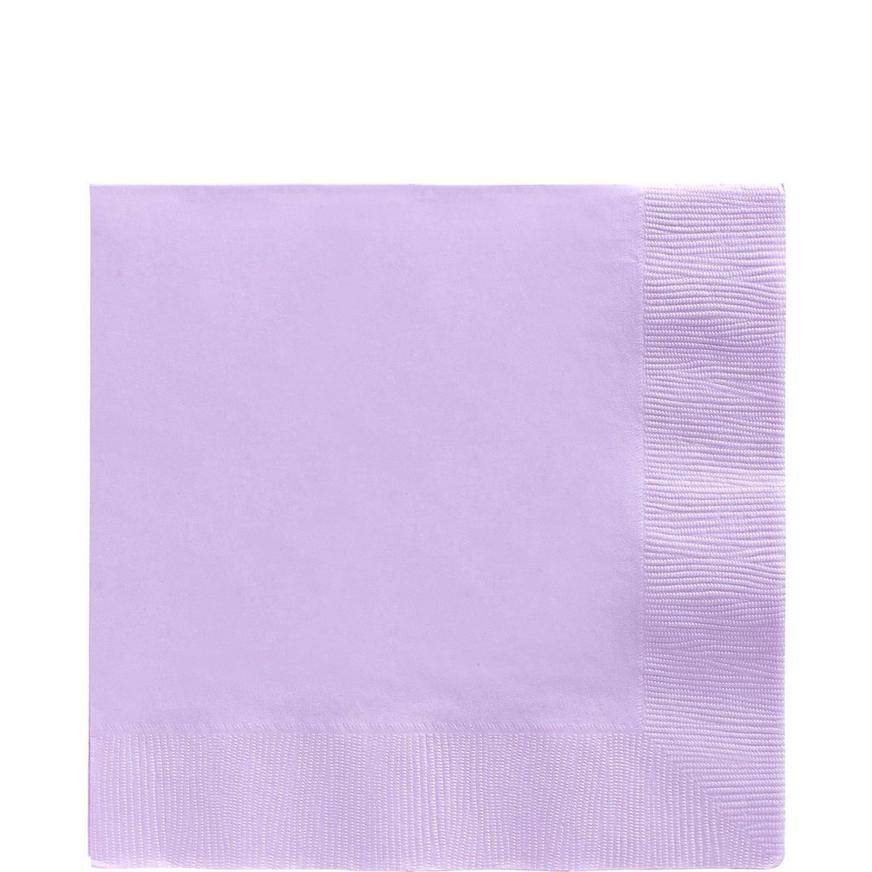 Lavender Paper Lunch Napkins, 6.5in, 40ct