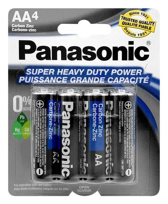 Panasonic Aa Super Heavy Duty Power Batteries