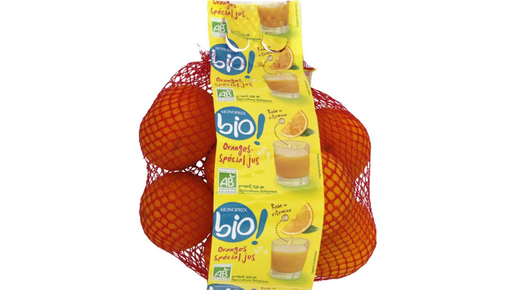 Monoprix Bio Oranges spécial Jus Le filet de 1,5kg