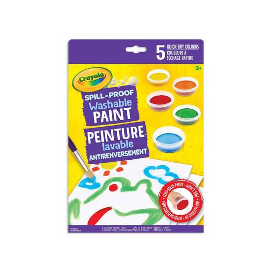 Crayola Spill-Proof Washable Paint (1 kit)