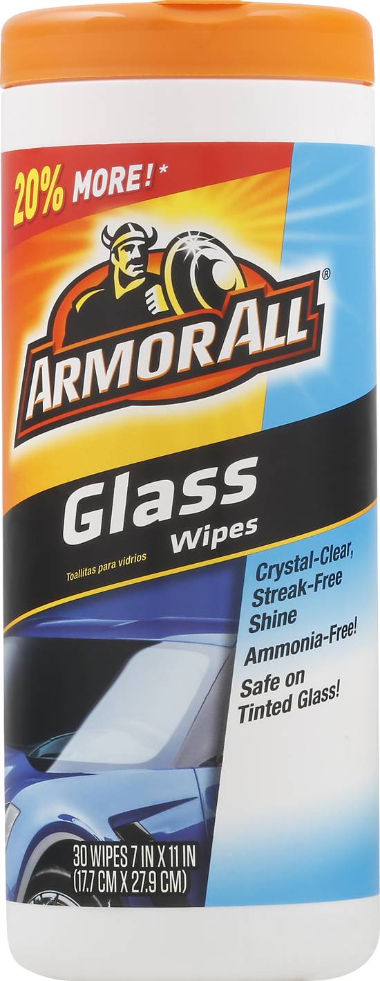 Armor All Glass Wipes (30 ct)