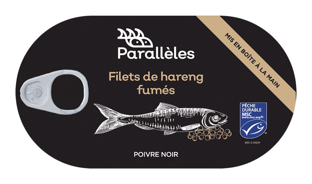 Paralleles - Filets de hareng fumés poivre noir (190g)