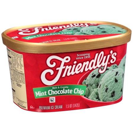 Friendly's Premium Mint Chocolate Chip Ice Cream