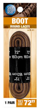 Shoe Gear Boot Round Laces, 72'', Brown