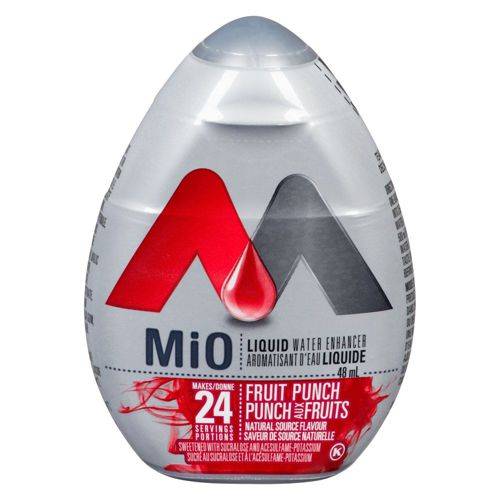 Mio aromatisant d'eau liquide punch aux fruits (48ml) - fruit punch liquid water enhancer (48 ml)