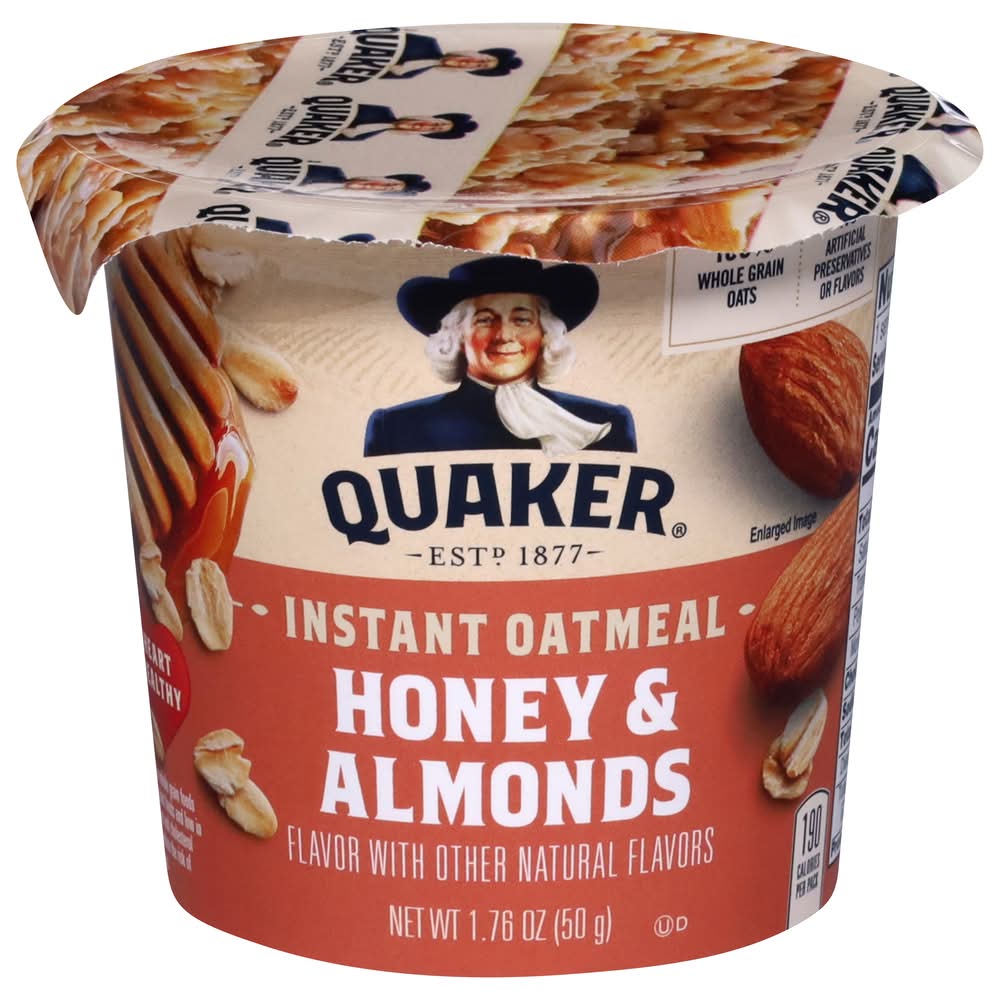 Quaker Instant Oatmeal, Honey & Almonds (1.76 oz)