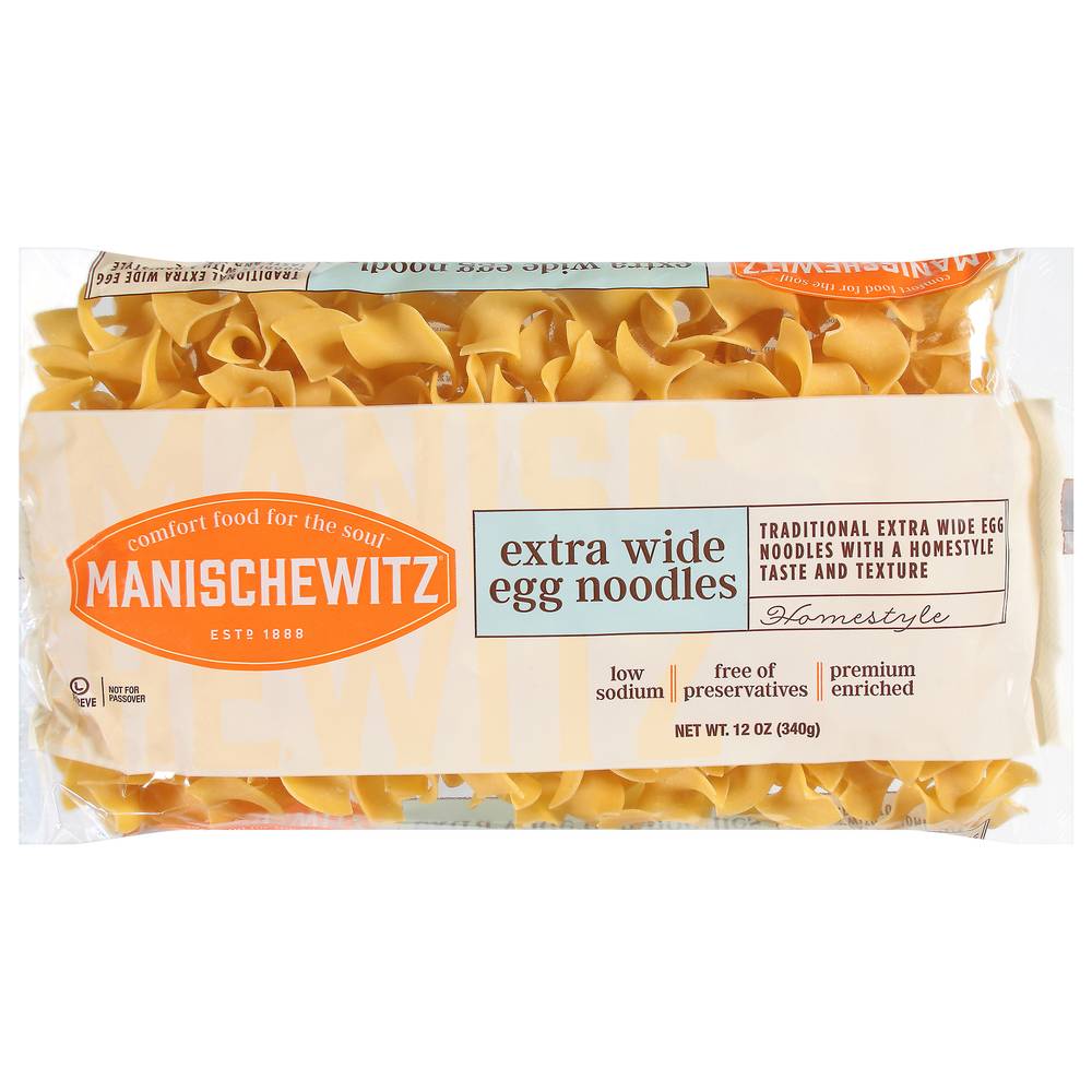 Mainschewitz Kosher Extra Wide Egg Noodles (12 oz)