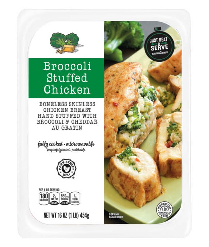 Park Street Deli Hand Stuffed Chicken Breast, Broccoli & Cheddar (16 oz)