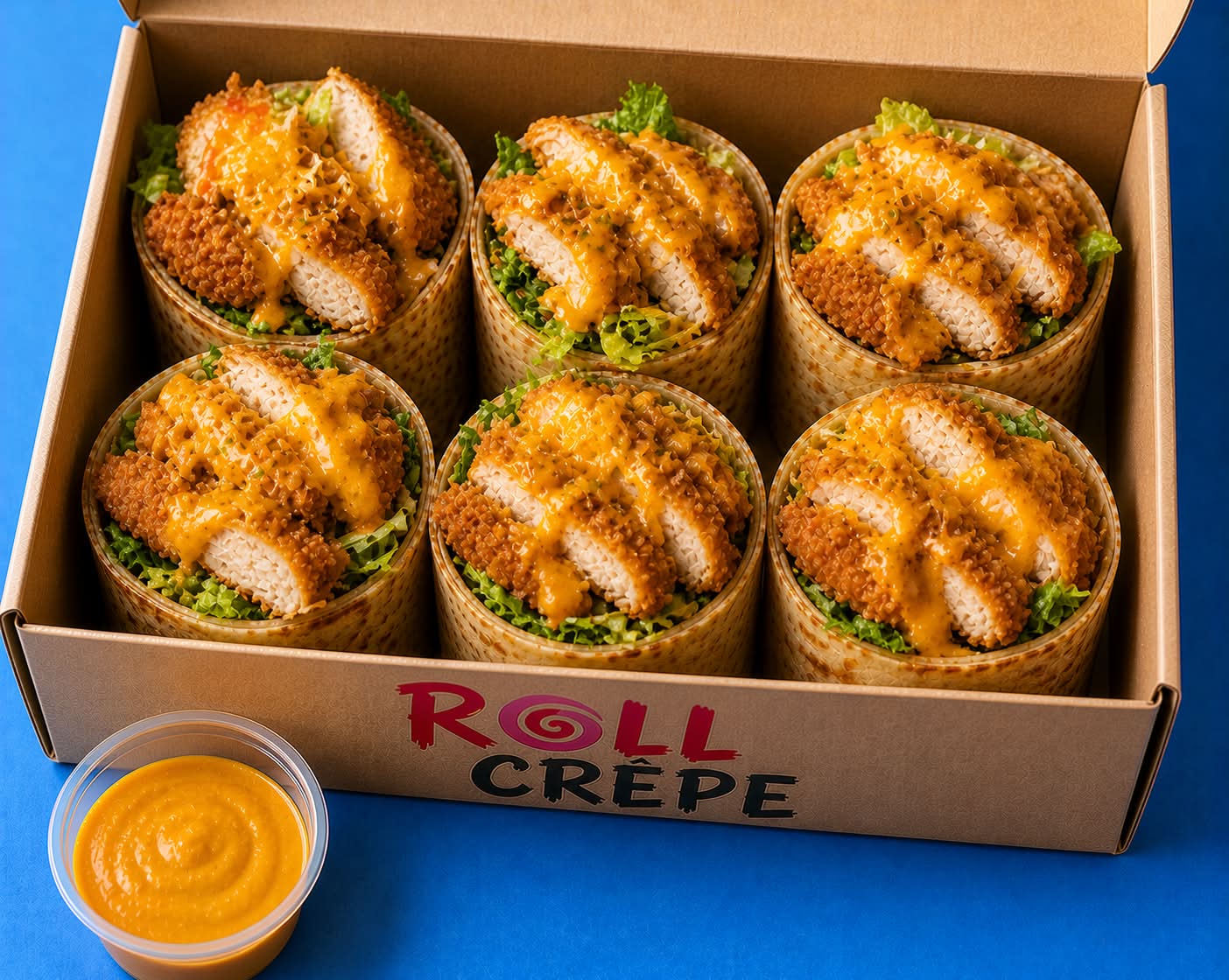 🔥 Poulet Cheddar Roll ( 6 pièces)