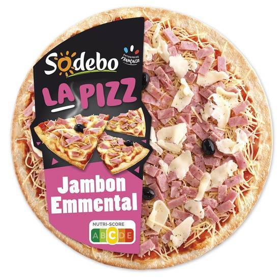 Sodebo - Pizza jambon et emmental