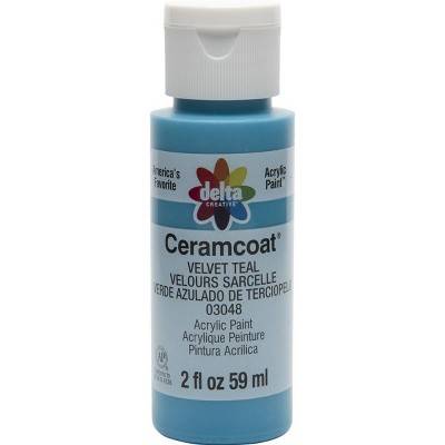 2 fl oz Acrylic Craft Paint Velvet Teal - Delta Ceramcoat