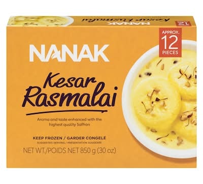Nanak Frozen Mango Rasmalai (850 g, 12 ct)