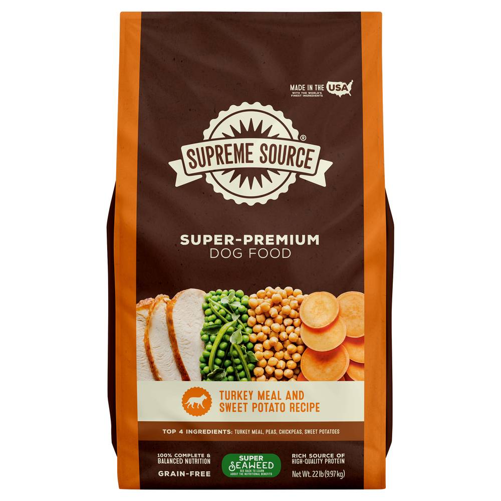 Supreme Source Turkey Meal & Sweet Potato Recipe Dog Food