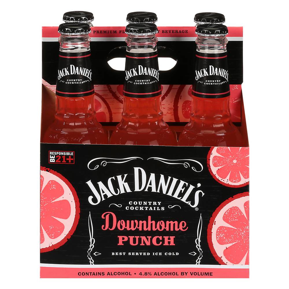 Jack Daniel's Downhome Punch Country Cocktails (6 x 10 fl oz)