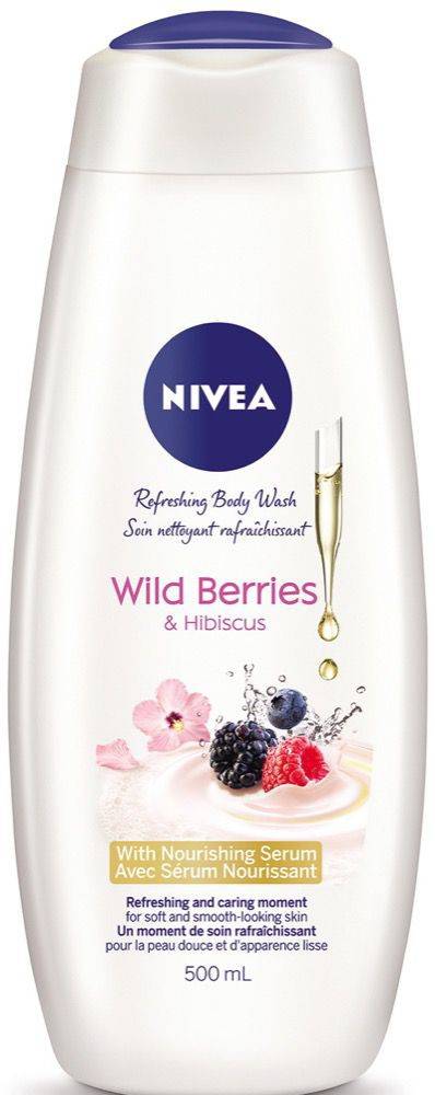 Nivea Wild Berries & Hibiscus Body Wash (500 ml)