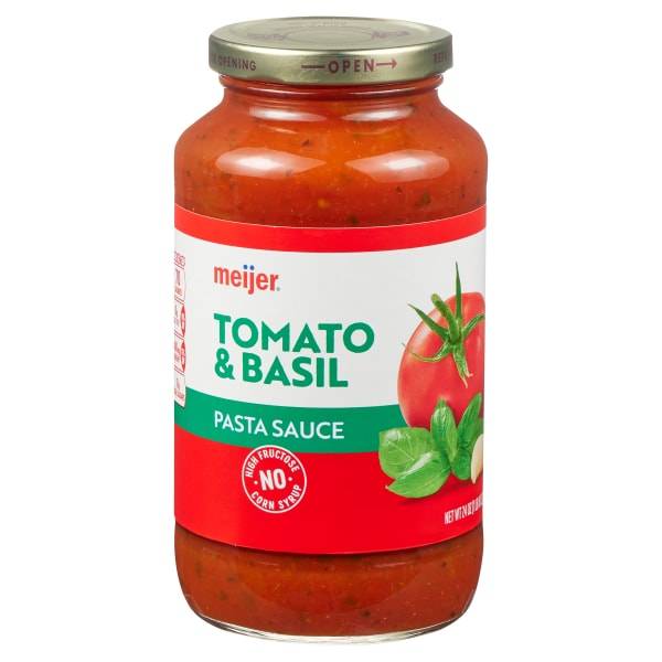Meijer Pasta Sauce (tomato-basil)