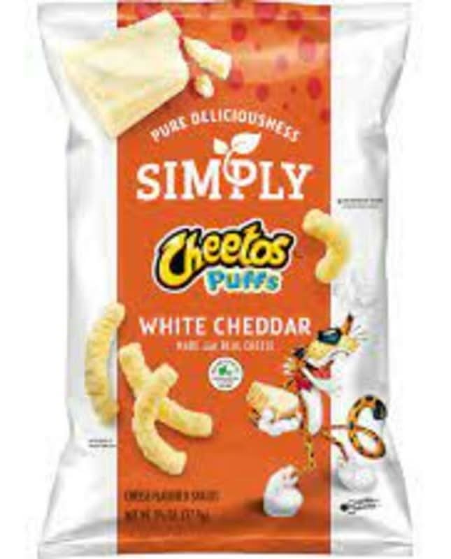 Cheetos Simply White Cheddar Puffs 2.5oz
