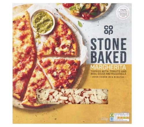 Co-op Margherita Pizza Stonebaked 320g
