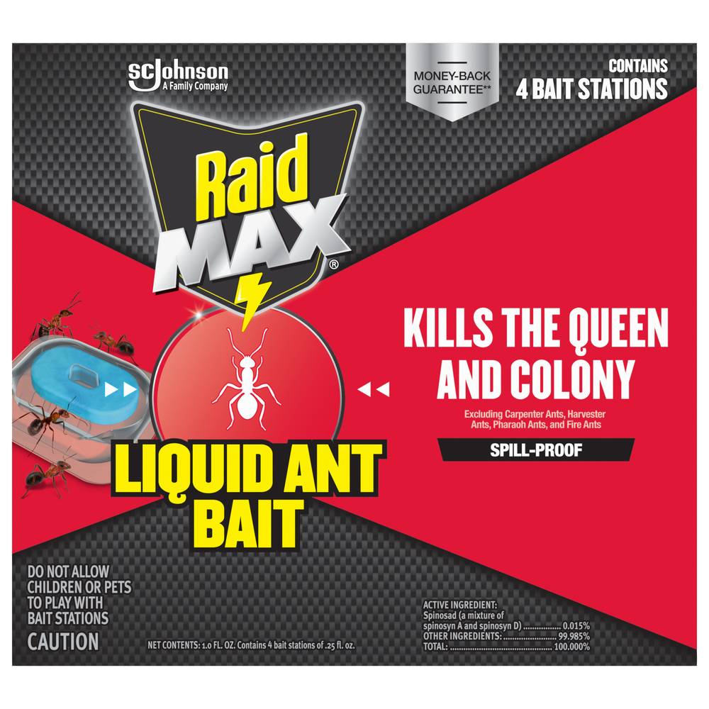Raid Max Liquid Ant Bait (0.25 fl oz, 4 ct)