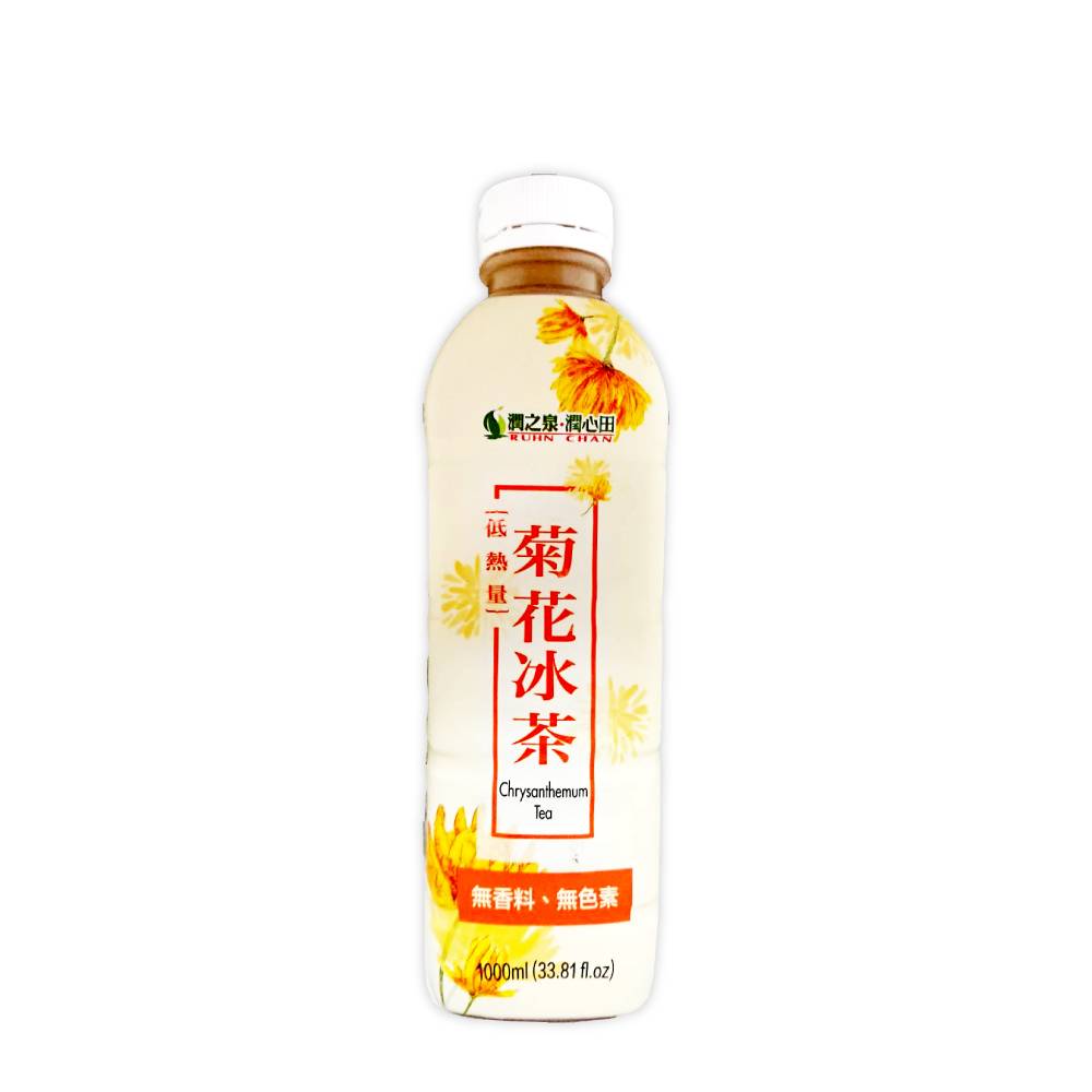 潤之泉潤心田-菊花冰茶(1000ml/瓶)