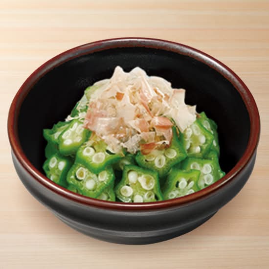 かつぶしオクラ Dried Bonito Okra