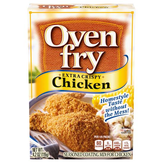 Oven Fry Extra Crispy Coating Mix Chicken