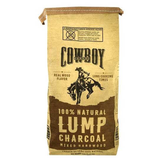 Cowboy 100% Natural Mixed Hardwood Lump Charcoal