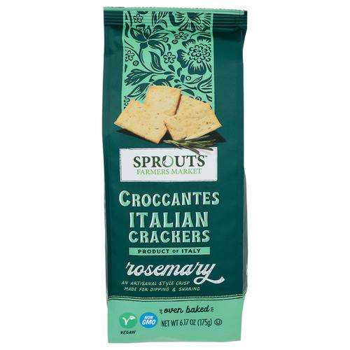 Sprouts Rosemary Croccantes Italian Crackers