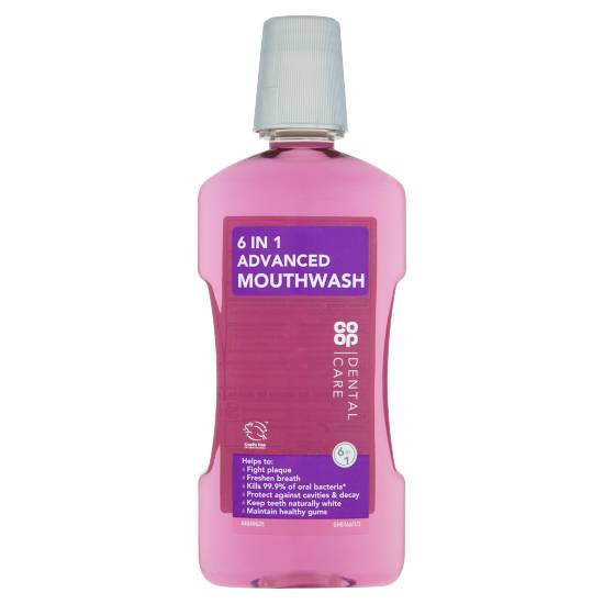 Co-op Dental Care 6 in 1 Advanced Mouthwash (500ml)